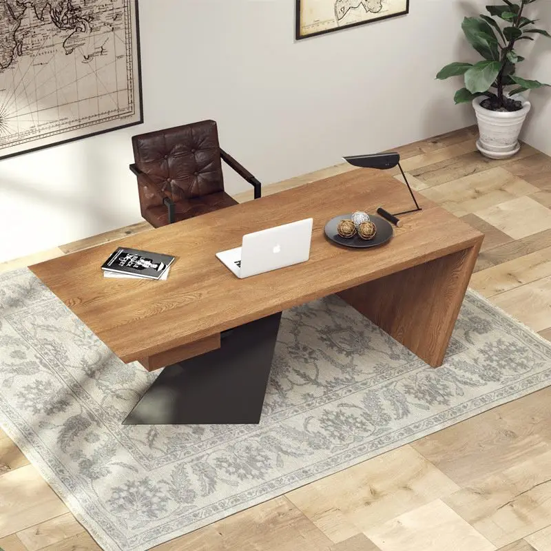 Luxury Easy Clean Home Computer Desk Manager Office Desk Fancy Office Table