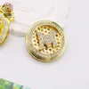 LIGHT GOLD-Letter M