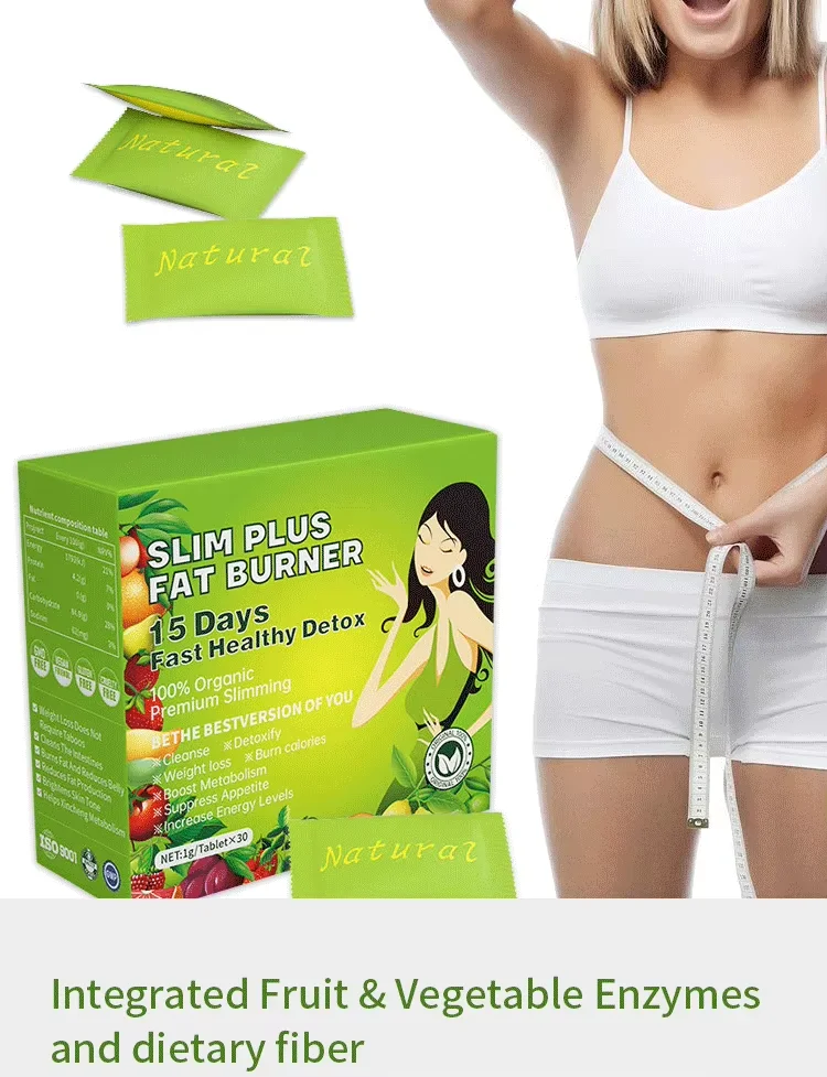 OEM Slim Plus Fat Burner Tablet Weight Loss Candy Effective Slimming Tablet Candy