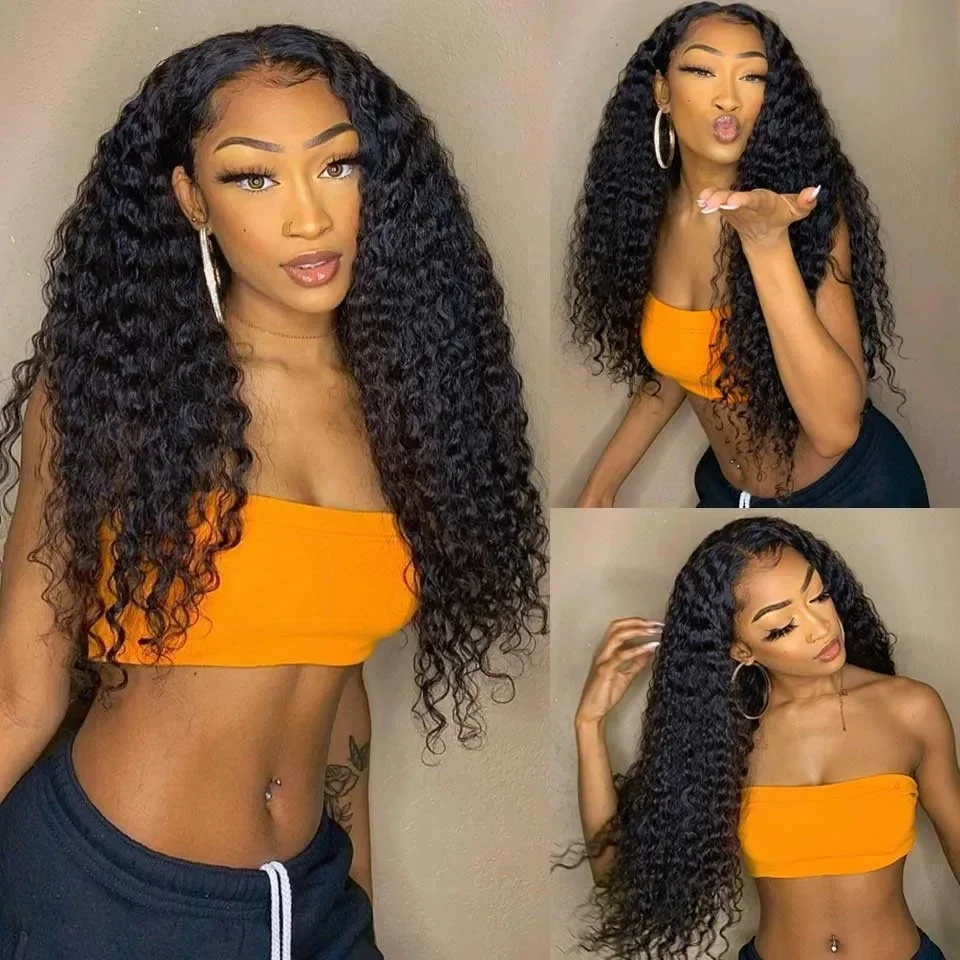 30 32 Inch Loose Deep Wave Human Hair Bundles Remy Curly Weave Bundle Raw Virgin Extensions Brazilian_voghion.com