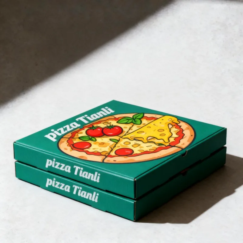 product wholesale digital printing customized logo pizza packaging box with your logo takeout pizza box packaging carton for food-3