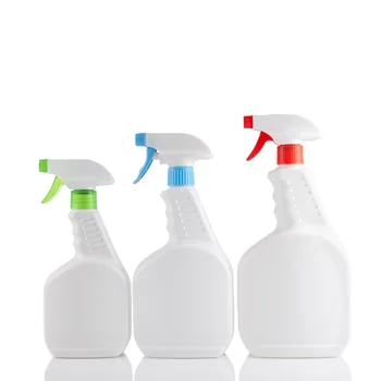 Empty Plastic Bottle 500ml 32oz/1L/1000ml 750ml HDPE Trigger Pump Spray Bottles