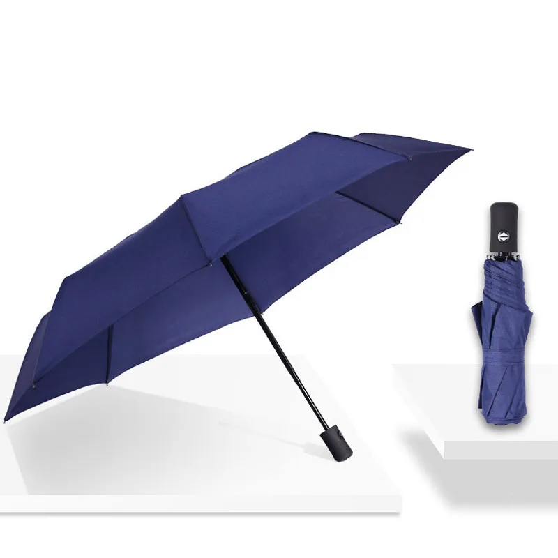 auto paragua compact umbrella small size windproof fiberglass customized logo print for travel