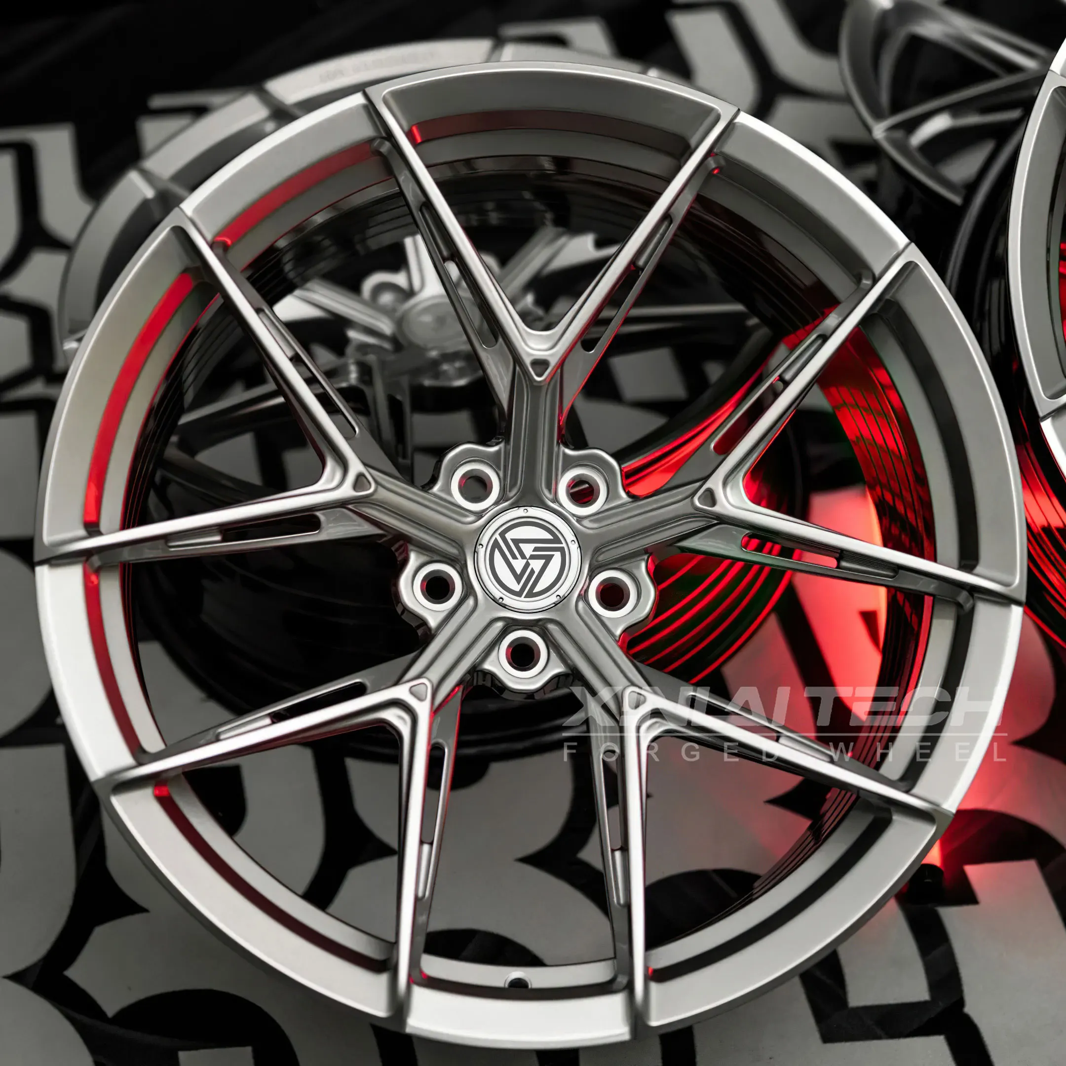 XL 5x120 5x100 5x112 5x114.3 Forged Monoblock Alloy Wheels 17 18 19 20 21 22 23 Inch Deep Dish Deep Concave Car Alloy Wheel Rim - Image 1