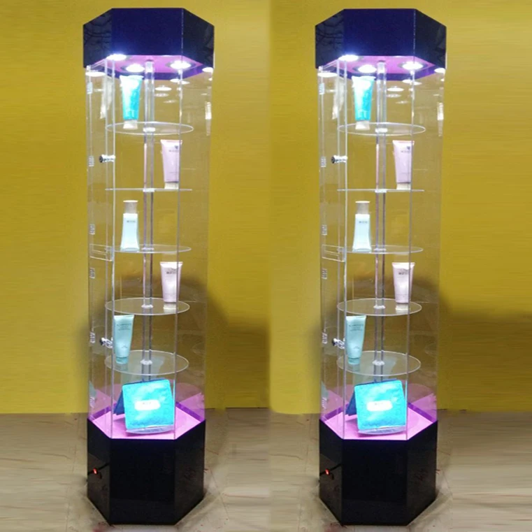 acrylic electric turntable rotating display stand