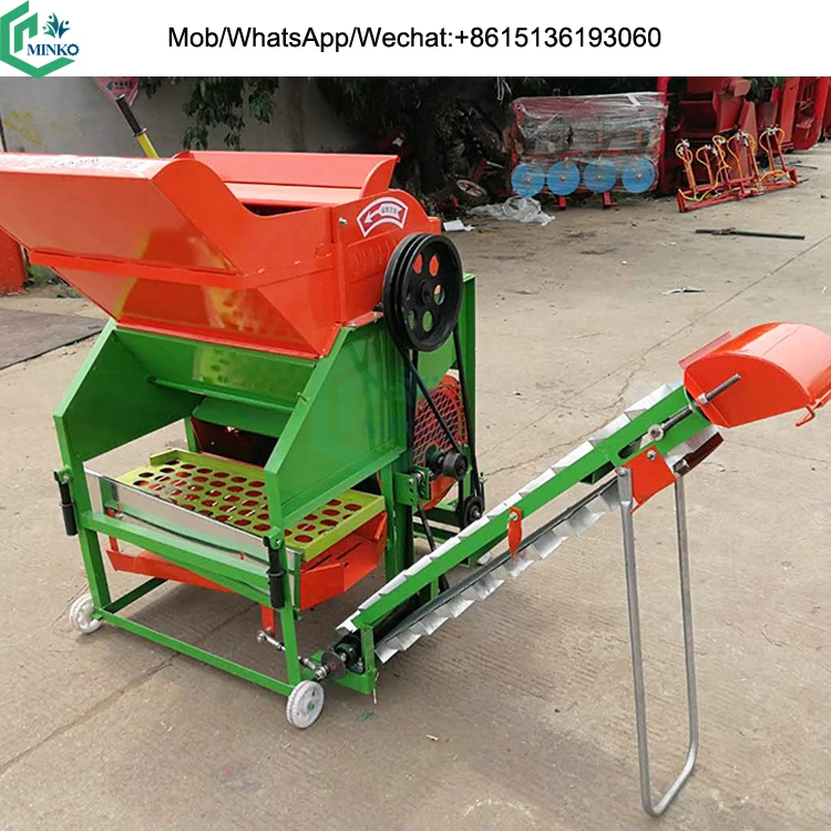 Mini Peanut Harvester with Tractor Threshing Machine Groundnut Fruit Picker for Sale