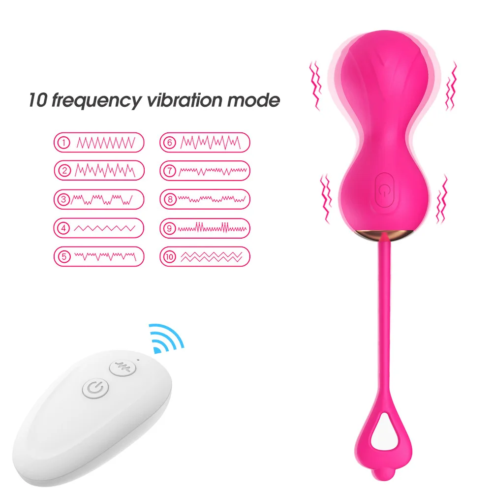 Rechargeable remote control jumping balls erotic supplies female masturbators