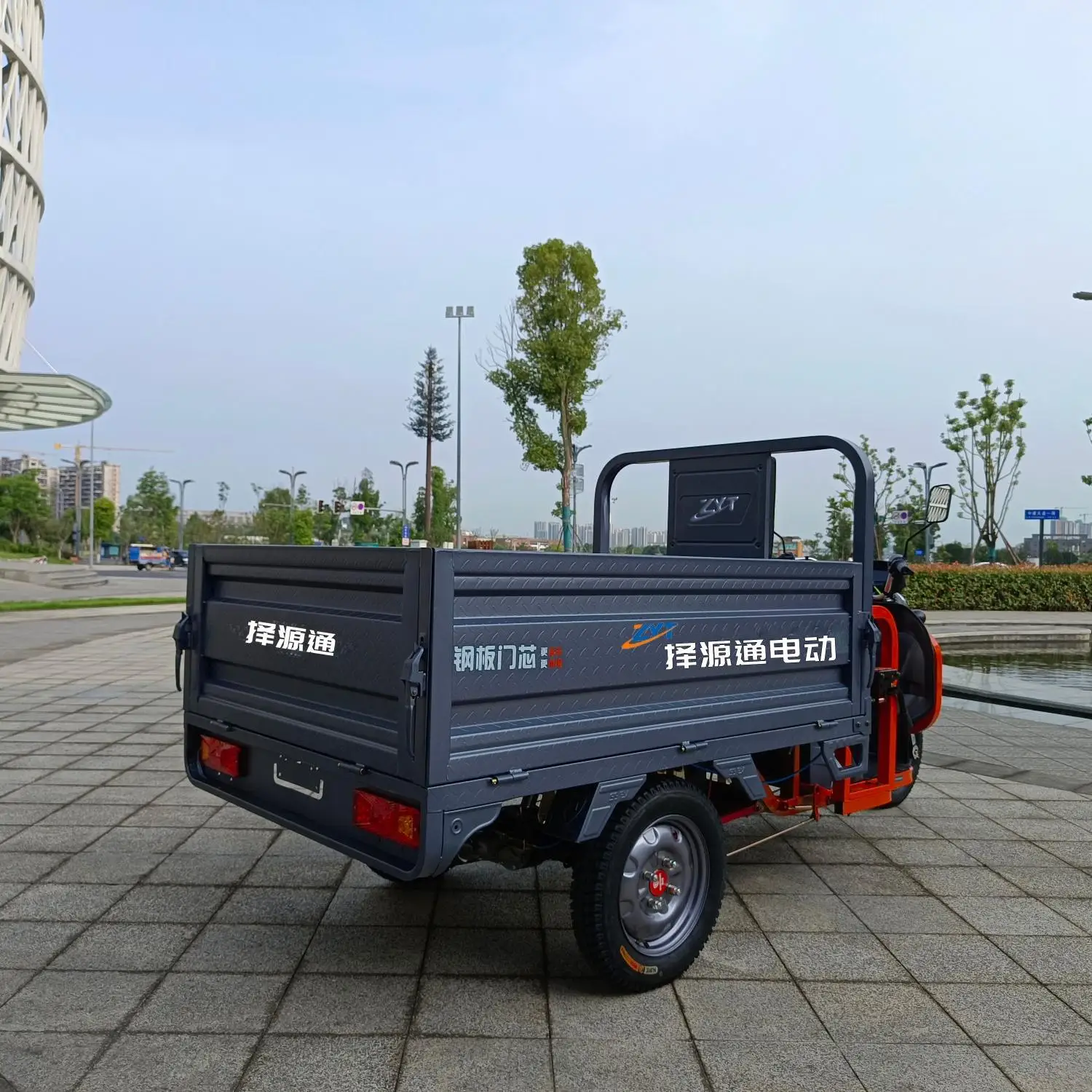 Customized Electric 3 Wheeler Tricycle Open Body Cargo Bike for Adults Three Wheels Motorcycle
