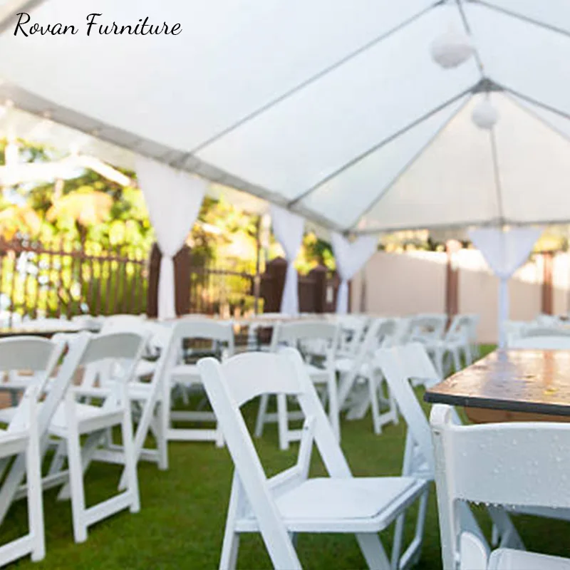 RTS TOP High Quality Plastic Folding Chair for Wedding Event Party Use
