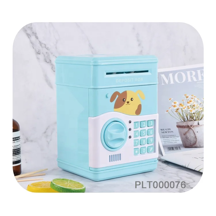 Красивая розовая Копилка на заказ, пластиковые игрушки для экономии денег