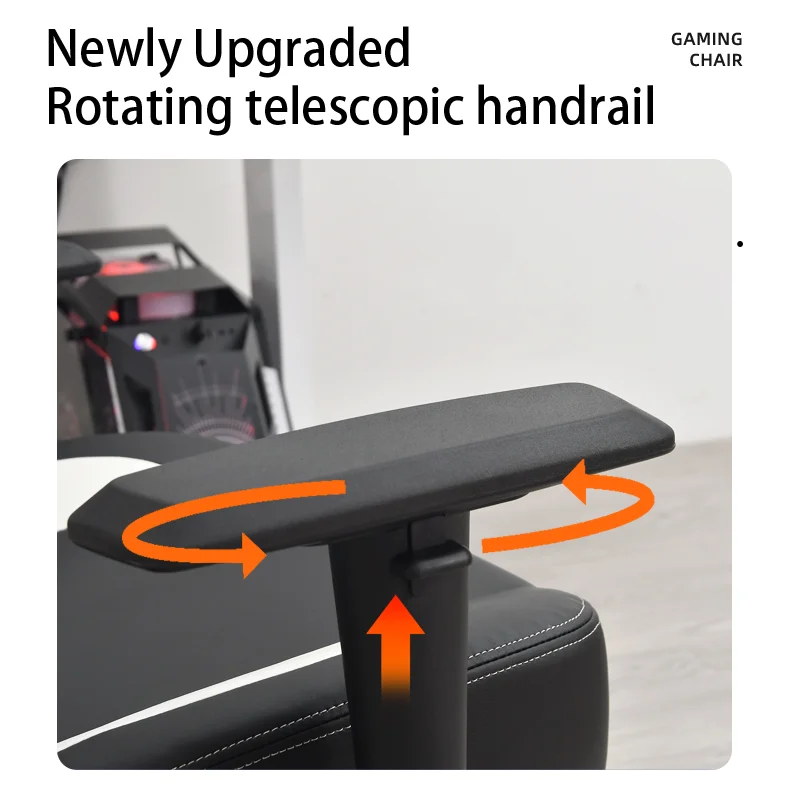 Competition Ready Haptic Gaming Chair 4D Force Feedback Ergonomic Esports Design for Marathon Gaming Sessions
