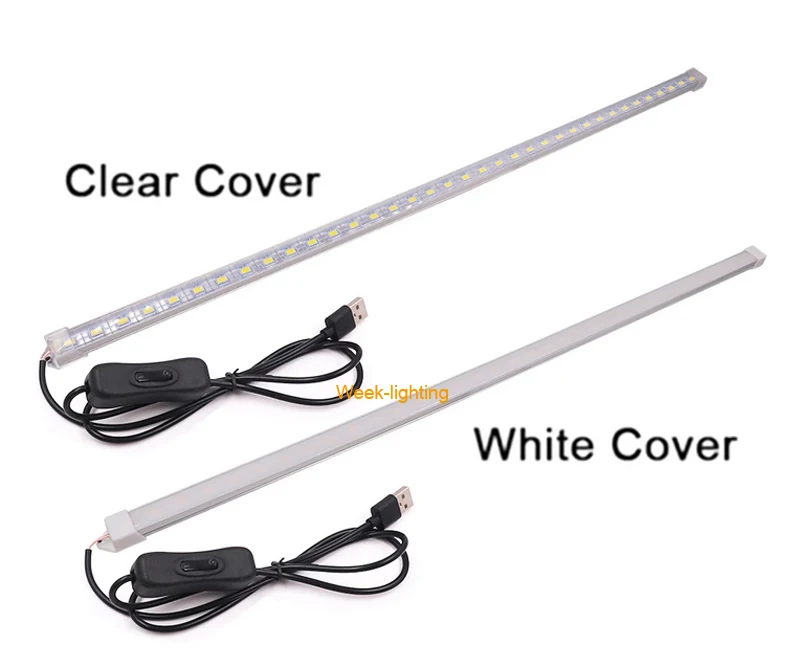 DC 5V LED Bar Light USB Powered Rigid Strip 10cm 20cm 35cm 50cm 5630 LED  Strip