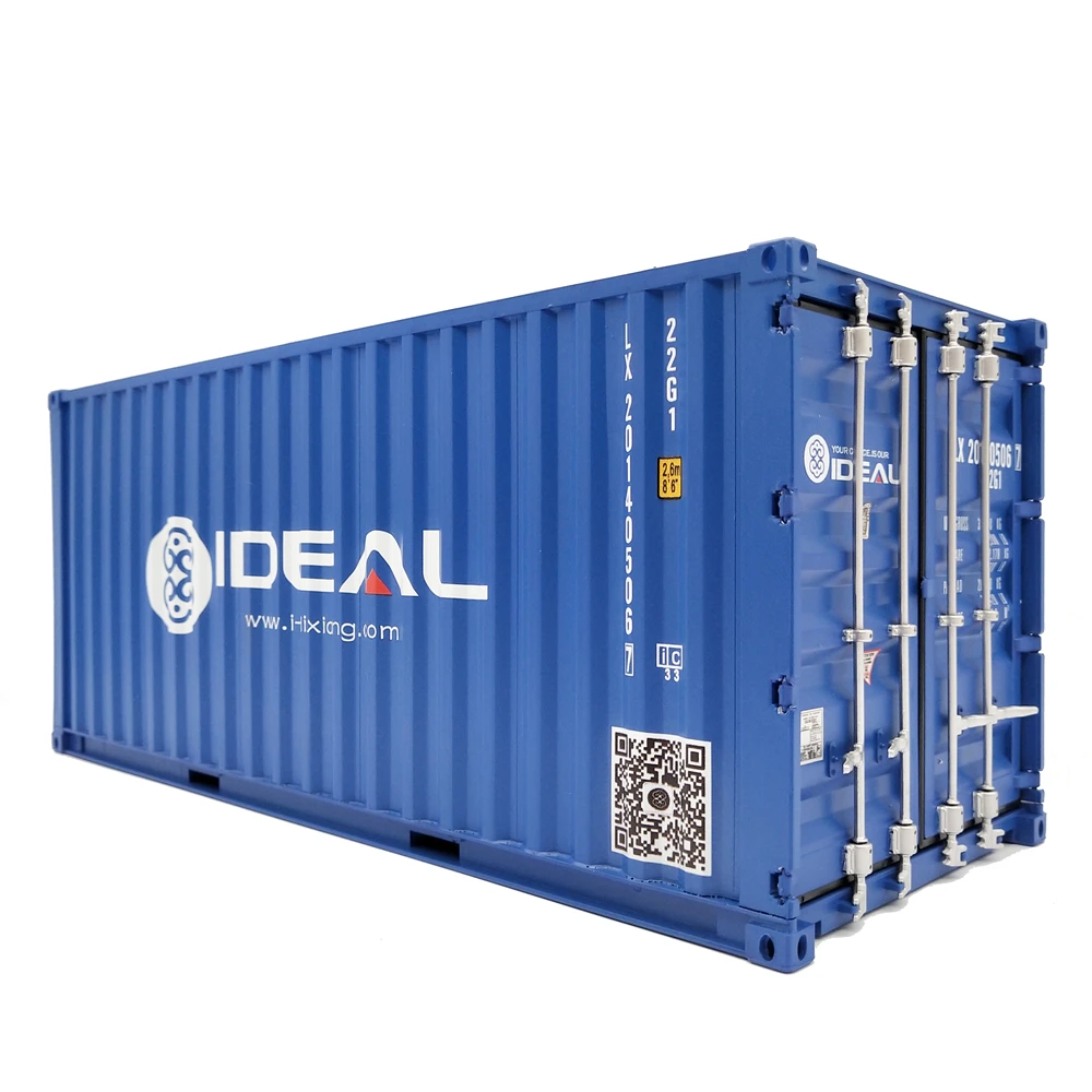 【A】30cm 1:20 IDEAL Logistics blue  container model gifts shipping container scale model O.A.S ship model