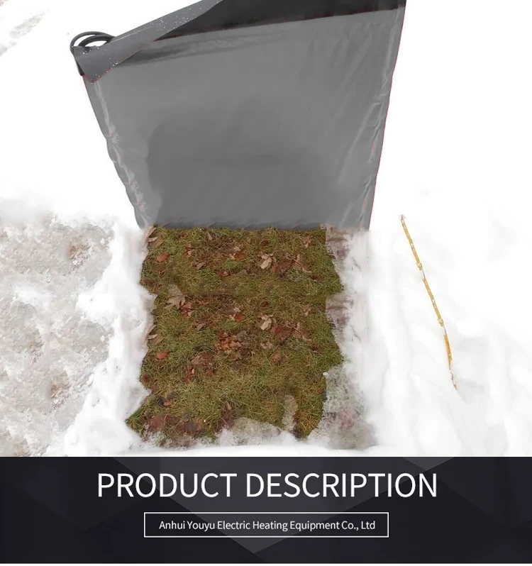 Heated Concrete Fence Ground Thawing Heated Blanket Snow Melting