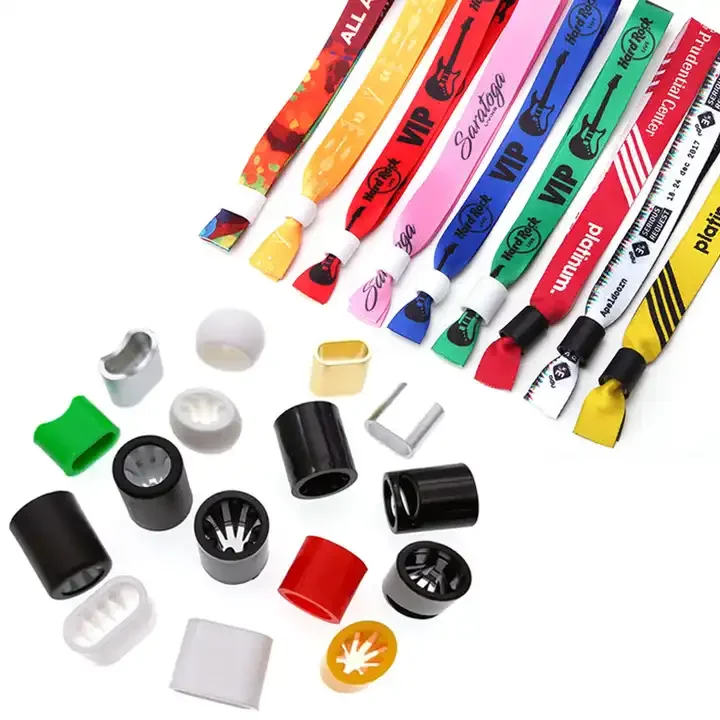 2024 Convenient One Way Sliding Bracelet Lock Plastic Lanyard Belt Closure Clasp