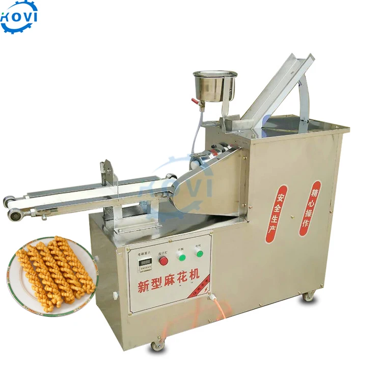 Low Price Soft Pretzel Maker Machine Twist Snack Potato Pellets Making Machine Wheat Flour Snack Fried Dough Twist Machine