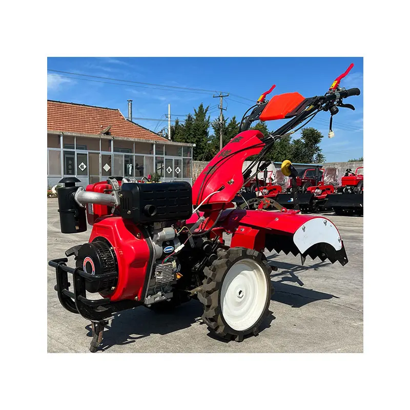 Mini Troly Quick Power Italy Rotary Tiller 10hp diesel Power Tiller Kama Mini Tiller Machine