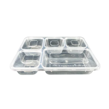 OEM Factory Price High Quality  Plastic Package Box Clear Rectangle Disposable Meal Box Dessert Fruit Sushi Takeaway Box Package
