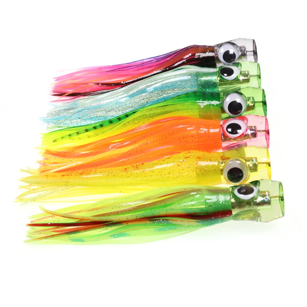 Leurres De Traîne Haute Vitesse – Tête Plombée Jupe Poulpe – Wahoo – 16,5cm – 55g