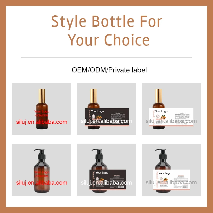 Custom 7 Days Fast Hair Growth Oil Treatment Ginger Hair Regrowth Serum of Hair Loss