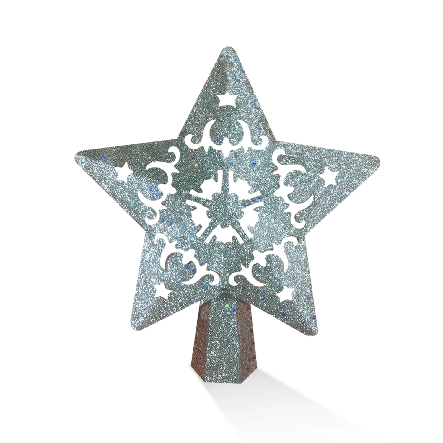 Rotating Christmas Tree Star Tree Topper With Projector