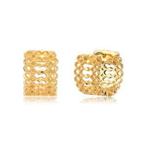 Keiyue Gold Plated Earrings Gold Plated 925 Silver Earrings Gold Women Fashion Silver 925 Small Hoop Earring