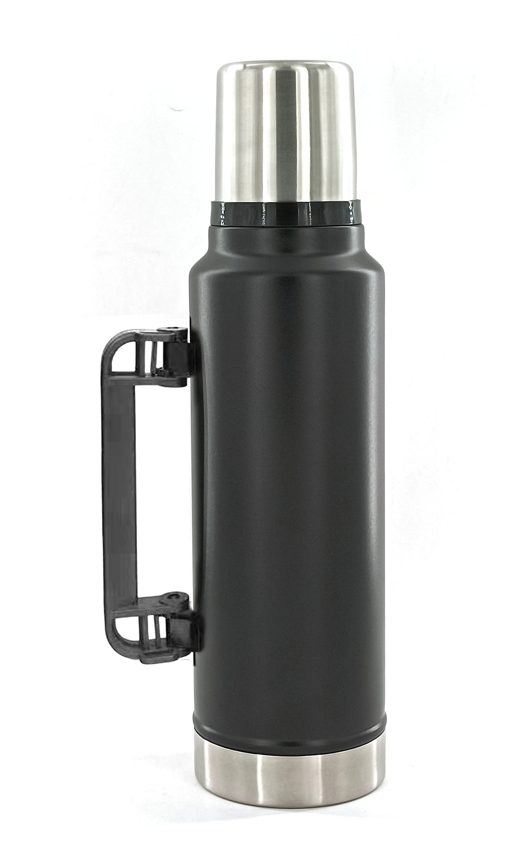 1.2L 1.5L Thermos flask stainless steel unbreakable vacuum handle drinks  Silver
