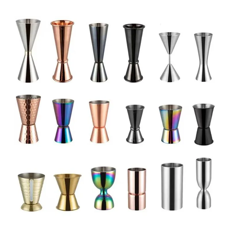 Spirit Brand Merchandise Copper Stainless Steel 30/60 ml Metal Food Grade Cocktail Jigger