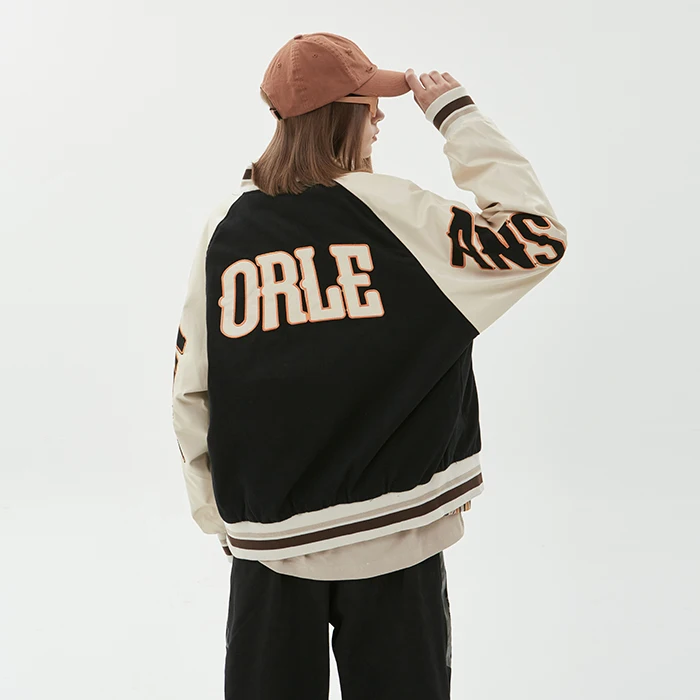 2024 autumn and winter student long-sleeved embroidered baseball uniform outer wear men's jackets_voghion.com
