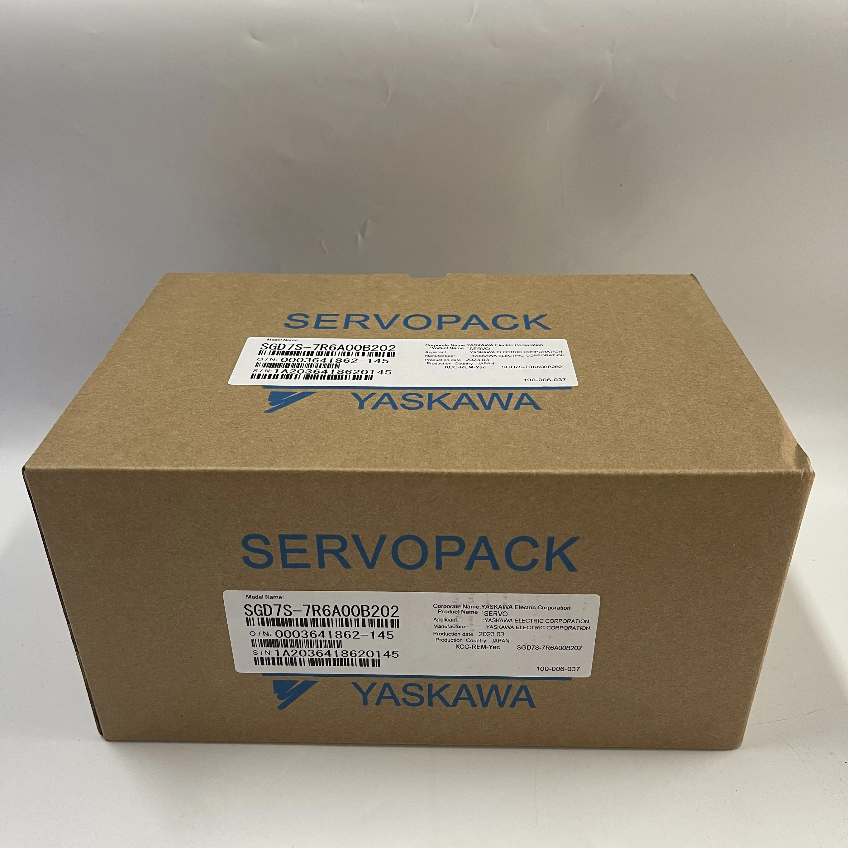 Yaskawa AC Servo Amplifier SGD7S-7R6A00B202