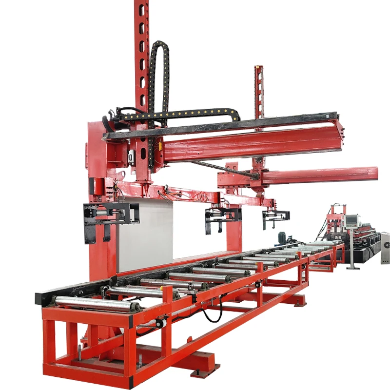Full Automatic Steel Frame China C Section Cold Roll Form High Speed Purlin Machine with Auto Stacker