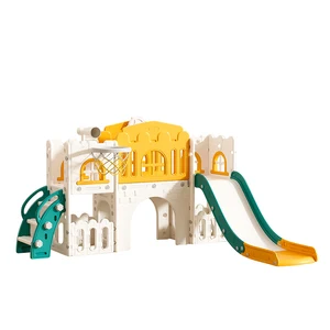 Indoor Plastic Slide for Toddlers Climbing Playground Playhouse Toy Amusement Park Play Space with Sliding Feature