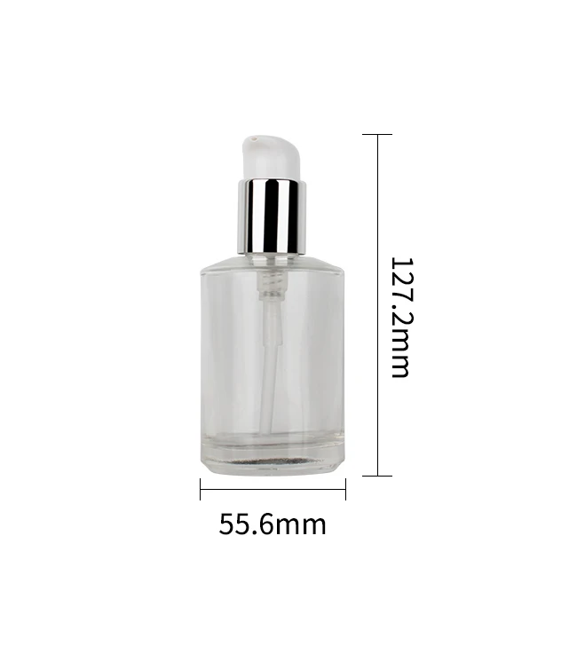 120ml packaging bottle cosmetic lotion container empty glass dropper bottle skincare packaged sets manufacture