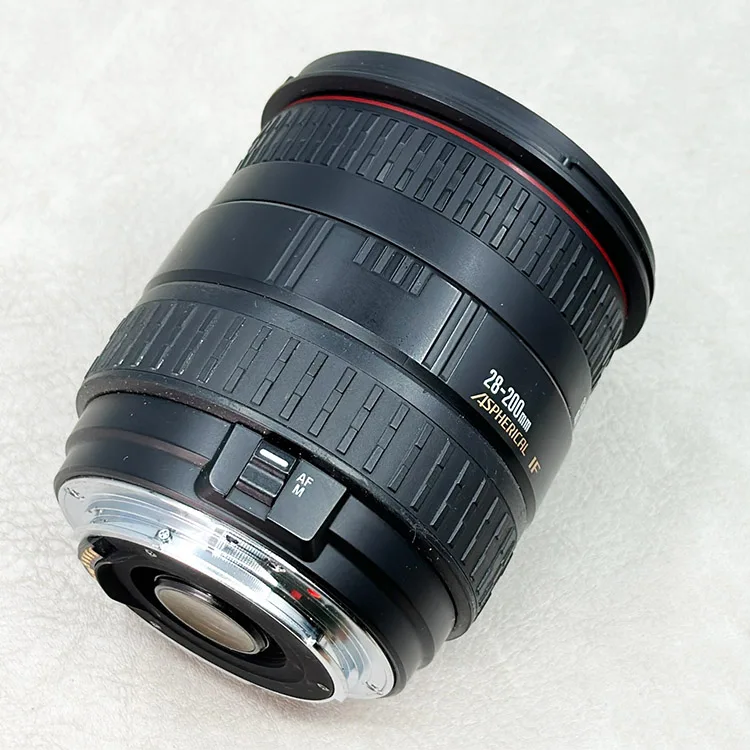 Original Used Lens for Canon Camera  EF28-200mm F3.5-5.6 USM Zoom Lens AF Focus Photography Studio Lenses Low Price FF Lens