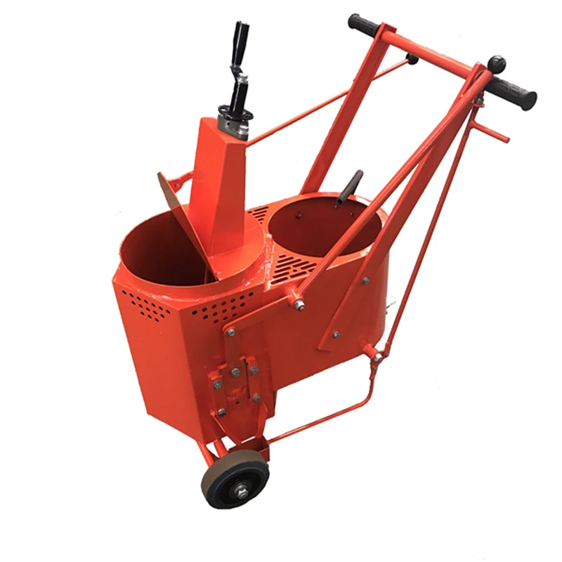 Hand push Asphalt crack Sealant heating cart for road pavement repair process