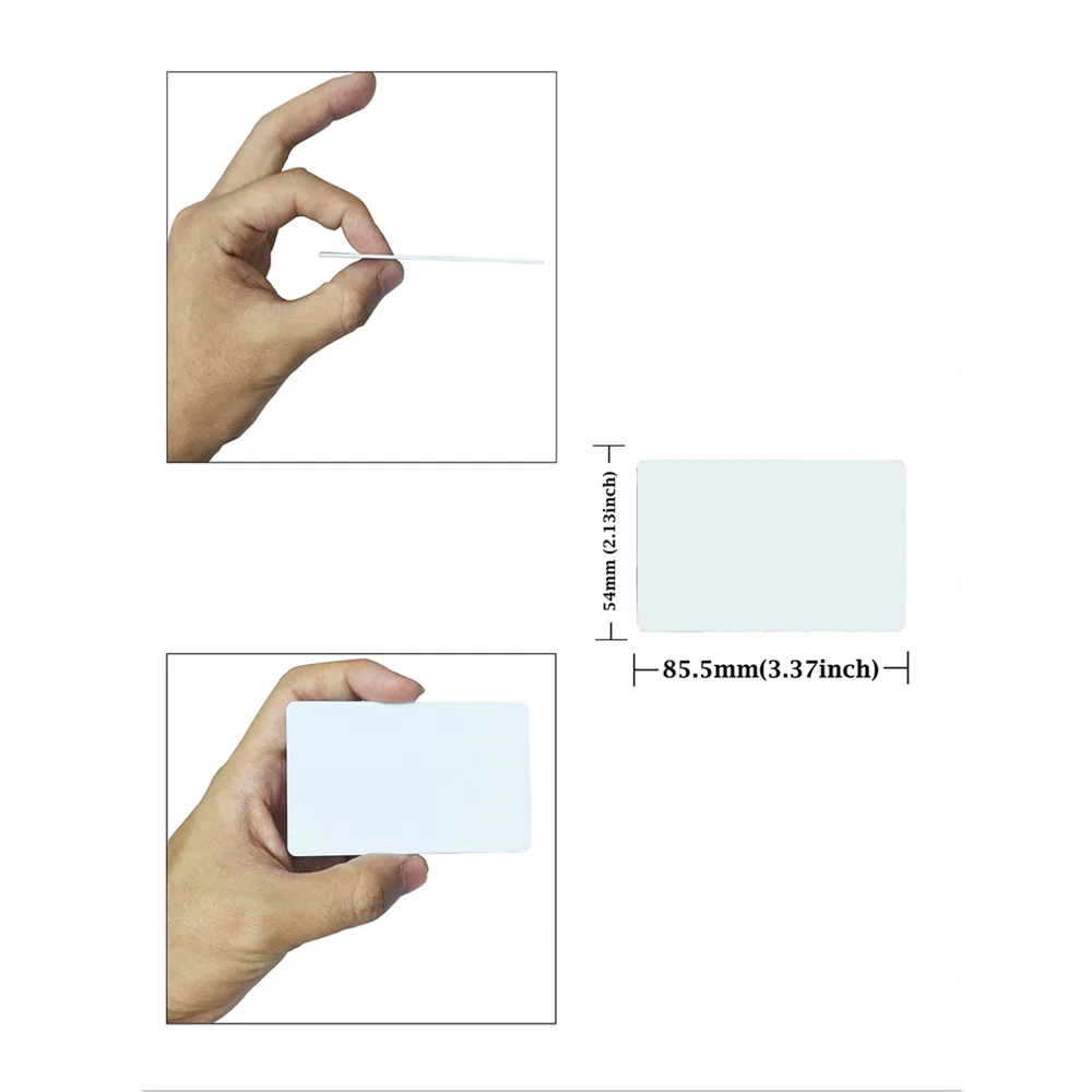 sle4442 high quality chip cards w/hico