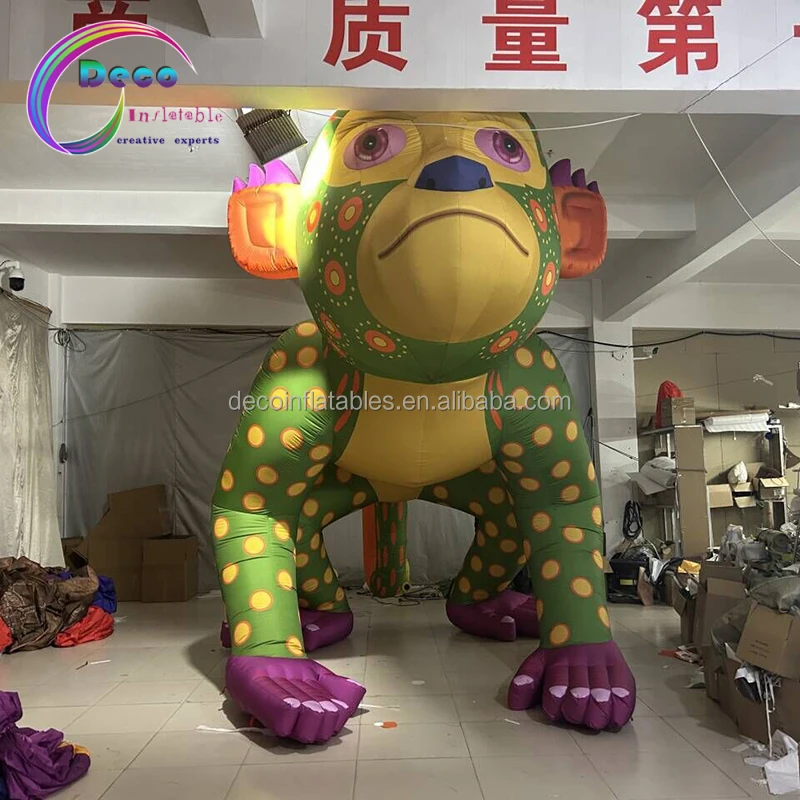Inverted Monkey Inflatable Costume - Hilarious Halloween Party Outfit Wholesale Funny Monkey Cosplay Costume