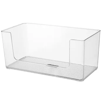 Large Transparent 33cm Cube Storage Box Modern Rectangle Plastic Food Container Multifunctional 3L Capacity Presentable Set