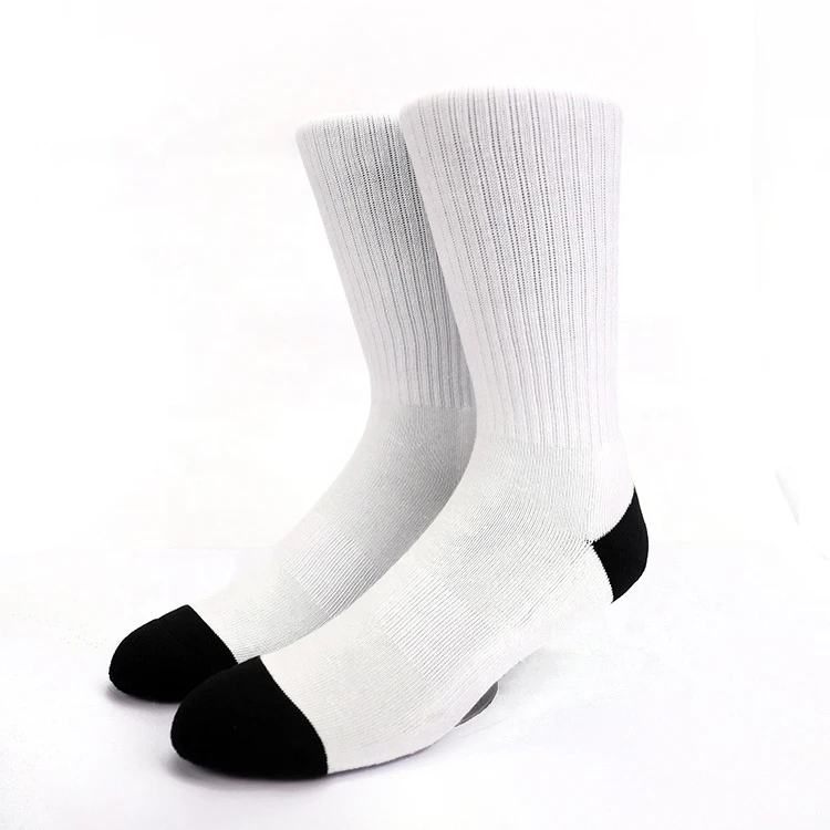 Wholesale Custom Logo Design 3D Printing Sublimation Digital Picture Blank Socks Crew Funny High Quality Men Socks