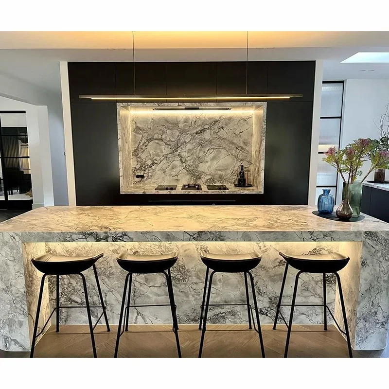 High Quality Luxury Super White Calacatta Grey Marble Tile for Home Wall and Floor Decor