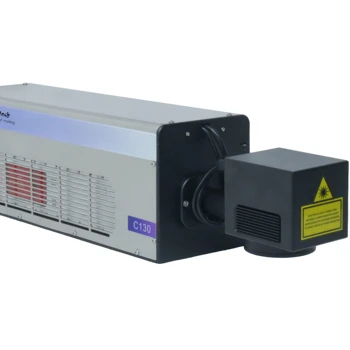PVC Pipe Printer 30W 40W 60W CO2 Flying Laser Marking Machine for PVC Water Pipe Engraving KC160