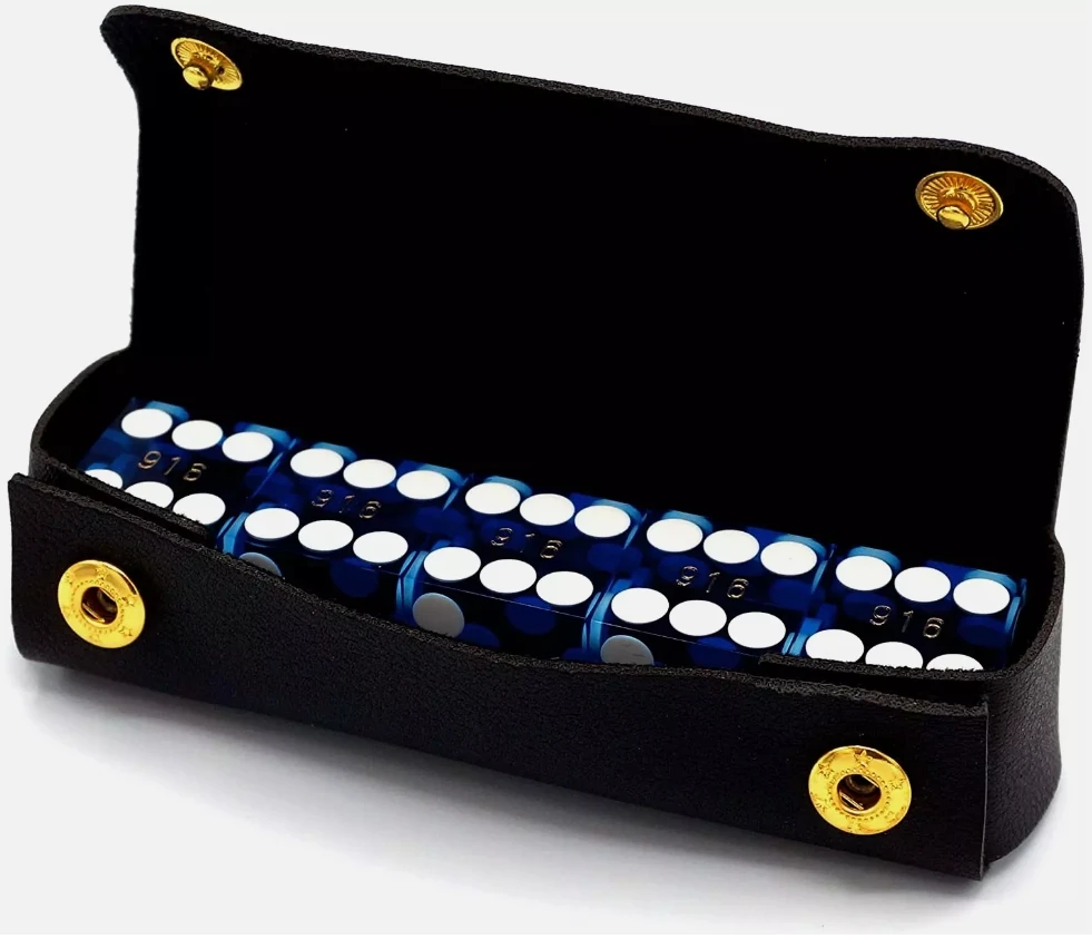 2024 Matching Matte Surface Serial Numbers High Precision Las Vegas Casino Dice 19mm Acrylic Material Sharp Edge Frosted