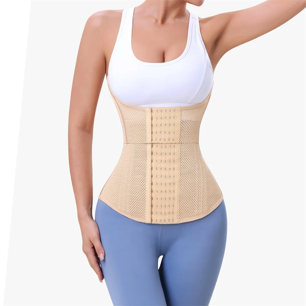 Tummy Control Shaper Waist Trainer Shaperwear Waist Cincher Trimmer Belt Double Trimmer Shaping Wrap Girdle Full Body Corset details
