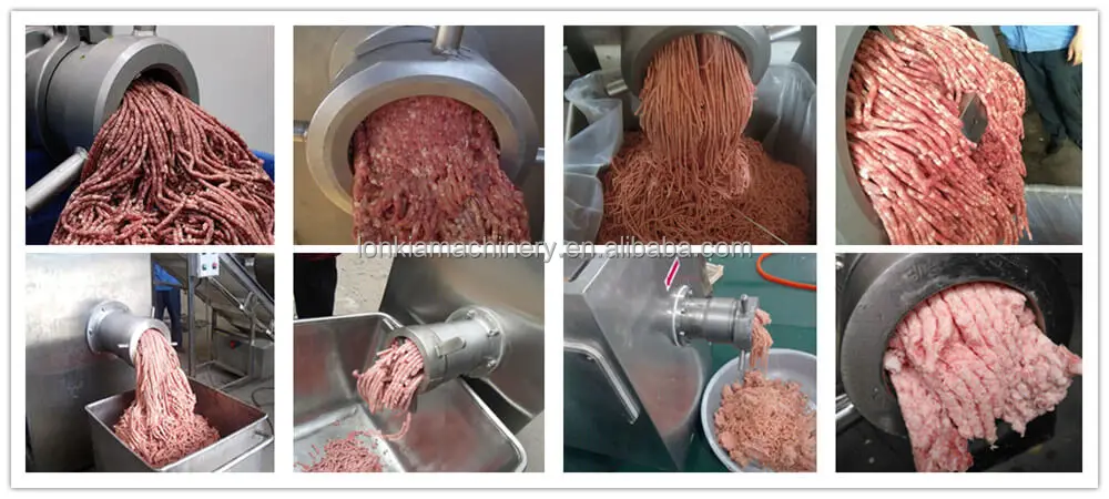 Commercial Fresh Frozen Meat Chopper Grinder Cutter Machine Frozen Meat Grinder Machine supplier