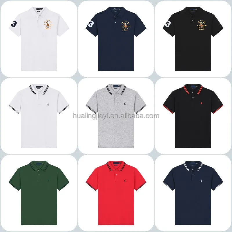 2024 New Men's Polo Shirts Summer High End T-shirts Business Leisure ...