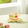 Macaron Cups and Saucers