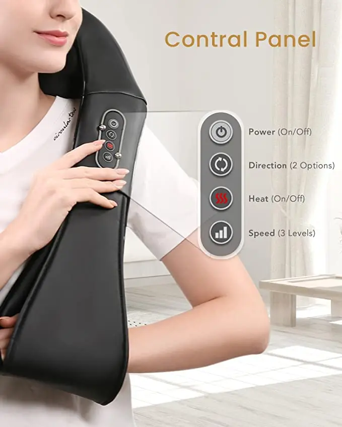 Shoulder And Neck Kneading Cervical Vertebra Massager Neck And Shoulder Hot Compress 6279