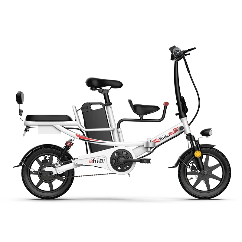 electric folding tandem bike