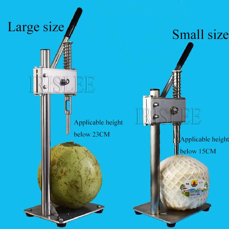 Outil d'ouverture de noix de coco commercial, machine d'ouverture manuelle de trou de noix de coco, perceuse manuelle verticale en acier inoxydable, outil d'ouverture de noix de coco pour magasins de Outil d'ouverture de noix de coco commercial, machine d'ouverture manuelle de trou de noix de coco, perceuse manuelle verticale en acier inoxydable, outil d'ouverture de noix de coco pour magasins de