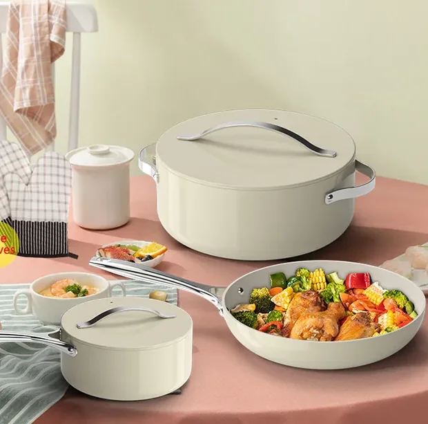Caraway Set Hot Sell Induction Bottom Ceramic Cookware Sets Wholesale Aluminum Cookware Buy